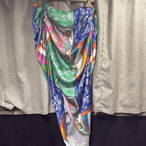 SHEIN Other - Multicolor Paisley Swim Cover-Up 1X